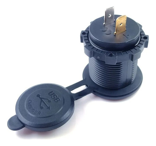 Carregador Usb Veicular 2.1a - 2 Saidas Preto