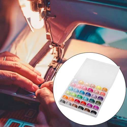 36x Bobinas De De Costura Suprimentos De Para Máquina De