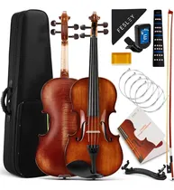 Comprar Juego Completo De Violín 4\u002F4, Violines Violín De Madera Maci