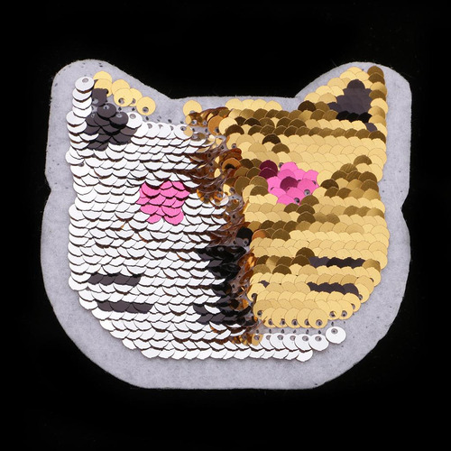 De Gato Con Lentejuelas, Transferencia Termoadhesiva, , Para