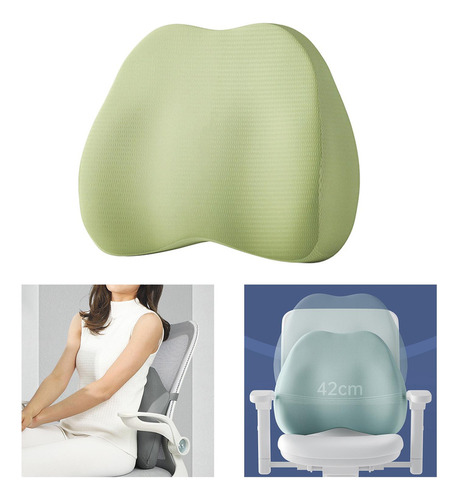 Cojín De Almohada De Apoyo 4d Cojín De Asiento Verde