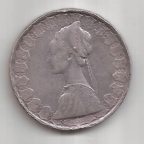 Italia Moneda De Plata 500 Liras Año 1960 11 Gramos
