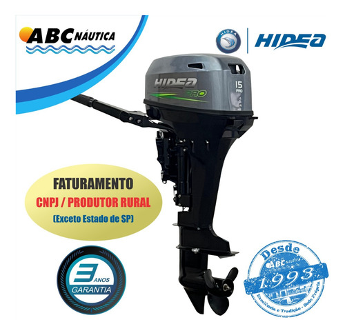 Motor De Popa Hidea 15hp Pró - Leia Anúncio!!!!!
