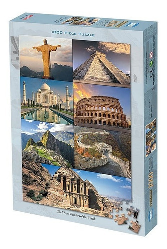 Rompecabezas Jigsaw Puzzle Tomax 7 Maravillas 1000 Piezas