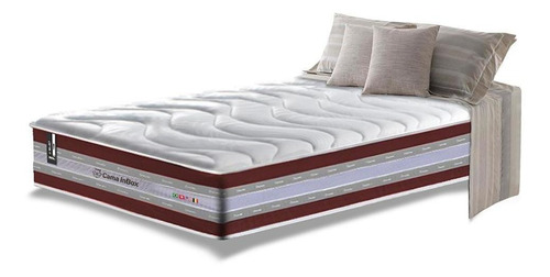 Colchão Solteiro Firme Molas Pocket Cama Inbox Select Vinho