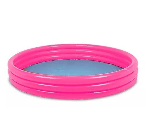 Piscina Inflável Wellmix 400 L 3 Anéis 400L rosa