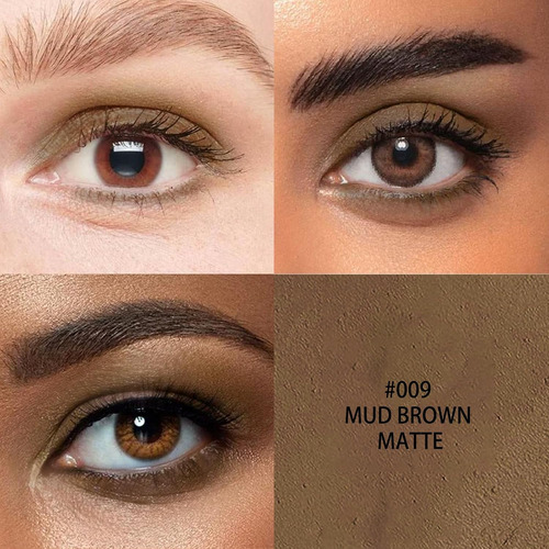 Lápiz De Sombra De Ojos Metálico Neutro Y Marrón, Iluminador