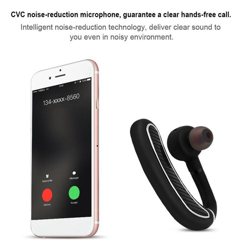 70 Días En Espera Inalámbrico Bluetooth 4.1 Negocios Auricul