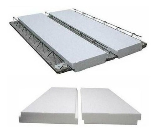 Isopor Placa Laje Eps De Isopor 1000x330x65mm C/ 10 Unidades