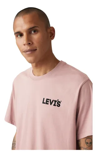 Polera Hombre Ss Relaxed Fit Tee Rosado Levis 16143-2000