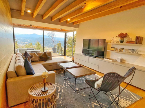Imagen 9 de 30 de Moderna Casa, Increíble Vista Al Lago, El Santuario, Valle D