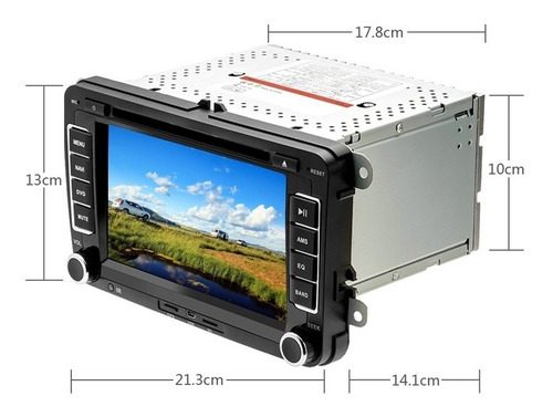 Dvd Vehiculo K0212 Hd 7 Espejo Retrovisor Monitor Jp
