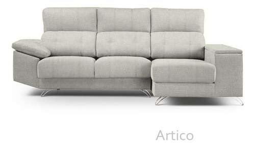 Sillón Sofa Cama 2 Cuerpos Esquinero + Chaise - Valencia Diseño De La Tela Lino