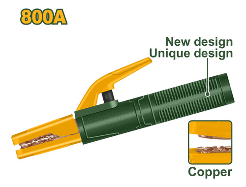 Porta Electrodos 800a Cobre P/mma - Jdeh1a08 Pack X2 Unid