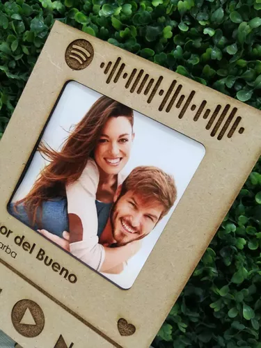 Cuadro Personalizado Foto Canción Spotify Regalo Novios