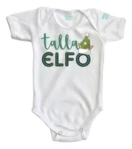 Comprar Pañalero Navidad Talla Elfo Body Bebe Manga Corta Blanco
