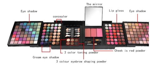 Kit De Maquillaje Completo 177 Colores