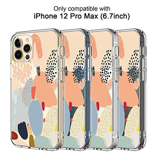 Funda Para iPhone 12 Pro Max Multi-colorojo 6.7 Pulgada Tpu