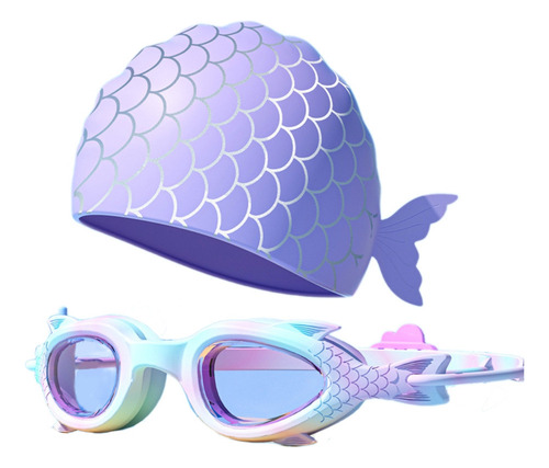 Juego De Gafas De Natación (plp), Gorros De Natación For Ni