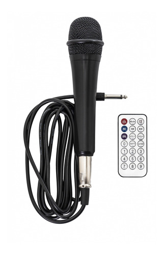 Imagen 3 de 6 de Caja Acustica Kit Lexsen Tiny 80w Mic + Soporte