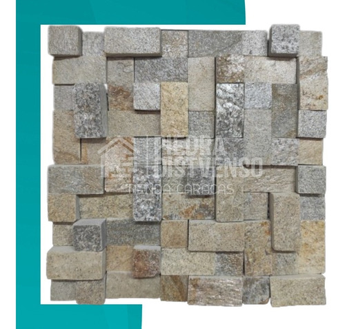 Piedra Para Paredes Mosaicos 3d - Revestimiento Pared M03d4g