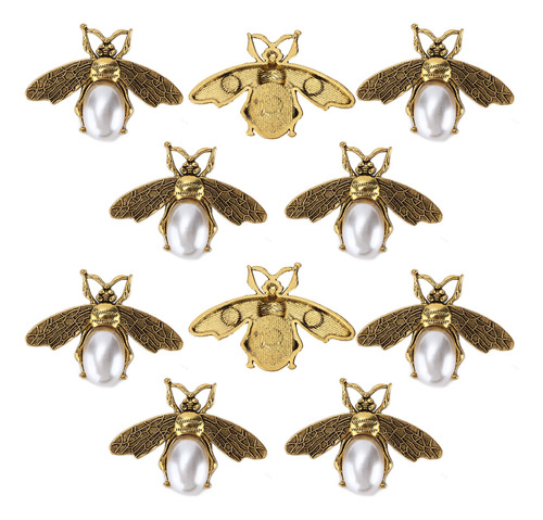 Broche Multiusos Con Forma De Abeja MelĂfera, 10 Unidades