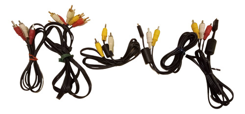 Lote 5 Cables Rca, Diferentes Modelos, Ver Fotos Y Texto (Usado)