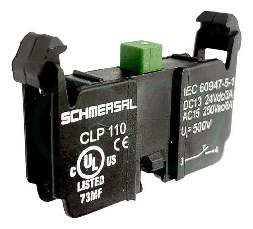 Bloco Contato Ace Schmersal Clp110 Cor Preto 24...220v