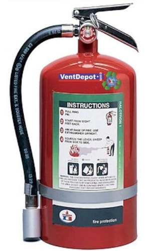 Extinguidor De Halotron Comercial, Mxfit-003, 7.05kg, Clase 