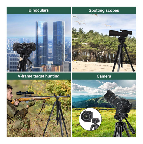 Trípode Binocular Dapeng 70 Con Adaptador Para Telescopio