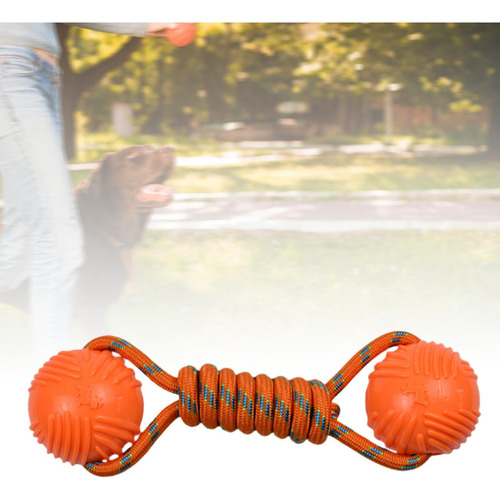 Bola De Corda Para Cachorro, Brinquedo De Exercício Laranja