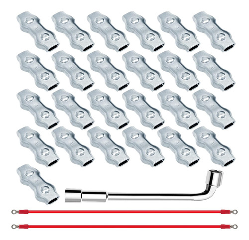 Gradennow 25 Pcs M5 Conector De Cuerda De Polipropileno...