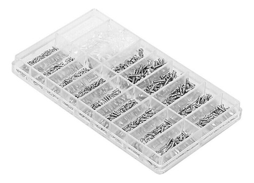 Kit Reparación Gafas Caja Almacenamiento 1000pcs Tornillos Y