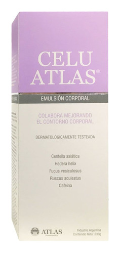 Celu Atlas Emulsión Tratamiento Celulitis 230g Reafirmante