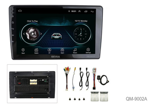 Pantalla Estereo 9 Android Wifi Gps Hd Fm Mp3 Qm-9002a Negro