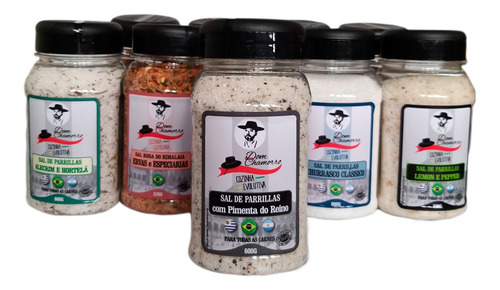 Imagem 5 de 5 de Kit Sal De Parrilla Especiarias E Pimenta/reino Dom Chamorro