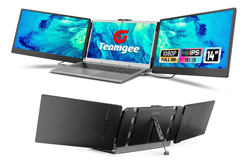 Monitor Portátil Triple 14'' Fhd Para Laptop De 13- 17