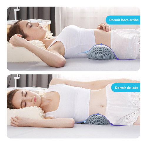 Voiceptt Almohada Lumbar Fit Para Dormir, Cojín De Espuma