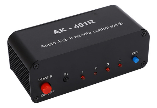 Conmutador De Audio, 1 Entrada, 4 Salidas, Dc, 12 V, Rca, Se
