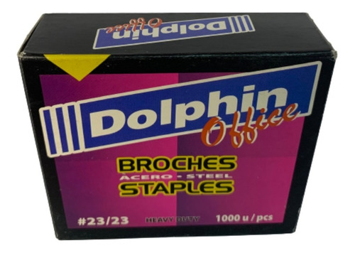 Broches Dolphin N° 23/23  X 1000 P/ Abrochadora  X 10 Cajas
