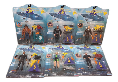 Seaquest Serie 9 Figuras Nuevas Completas De Coleccion 