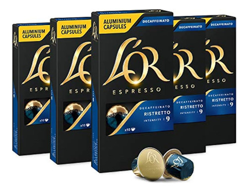 Cápsulas L'or Espresso, 50 Cápsulas Decaf Ristretto, Cápsula