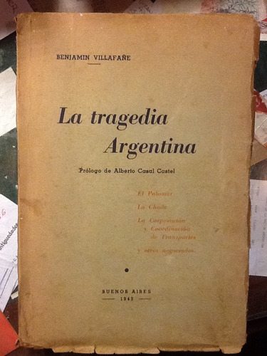 B. Villafañe. La Tragedia Argentina 