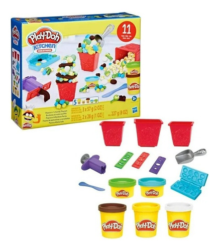 Set Play-doh Fiesta De Palomitas Y Caramelos Kitchen Creatio