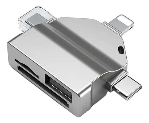 Lector Tarjetas Sd Para iPhone / iPad / Tipo C / Usb 7 En 1