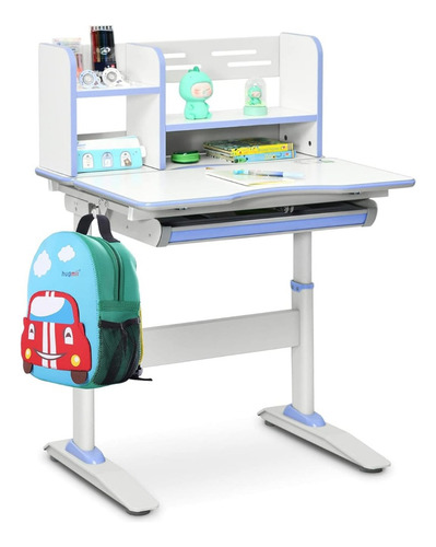 Escritorio Standing Desk Kids Manual Para Niños Azul