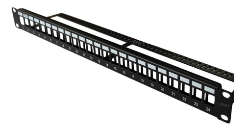 Patch Panel Vacío 24 Puertos Parcheo Modular Para Rack