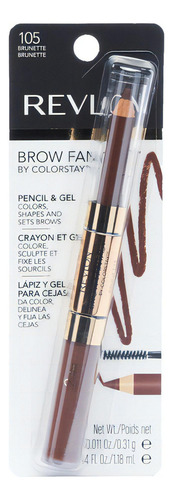 Delineador Cejas Revlon Brow Fantasy Brunette Color Brunette