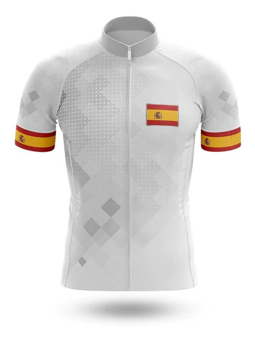 Tricota Polera Ciclismo Países Poliester Masculina Bike