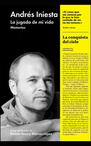 La jugada de mi vida: Memórias, de Iniesta, Andrés. Editorial Malpaso, tapa dura en español, 2017
